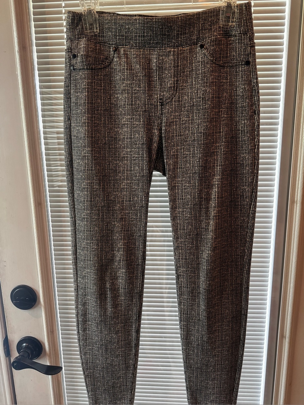 Liverpool Black and White Knit Pants